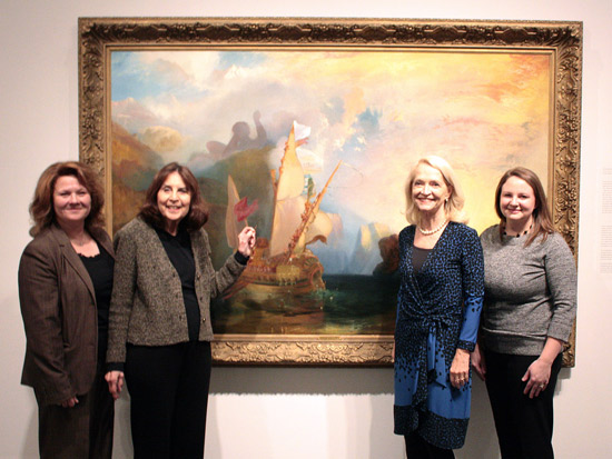  - WEB_6994-Christina-Mossaides-Strassfieldcurator-GH-Museum-Phyllis-Braff.-Ruth-Applehoff-and-Michelle-Kleinassistant-Curator-