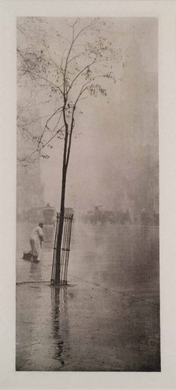 "Spring Showers, 1899" by Alfred Stieglitz. 