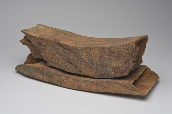 "Sculpture" by Michael J. Peterson, 2007. Madrone, 8 7/8 x 7 3/4 x 22 1/2 inches. The Minneapolis Institute of Arts, Gift of Ruth and David Waterbury (Yale B.A. 1958).
