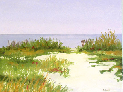 "Beach to Harbor" by Mary Laspia. 