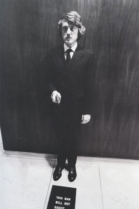 "This Man Will Not Shoot," February 23, 1971. Photo: jean haubensak. 