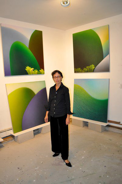 Maria Schon in her studio. 
