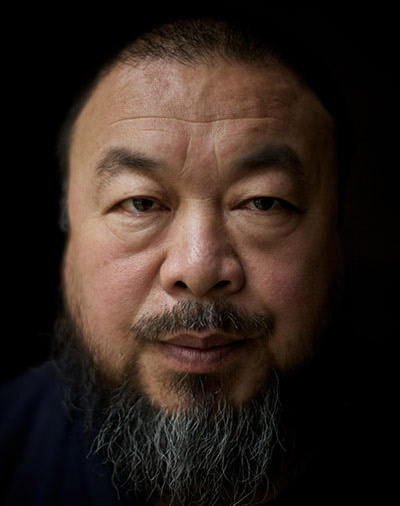 Ai Weiwei self portrait. 
