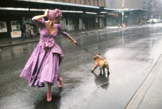 "Walking the dog" by Robert Farber, 1991. 