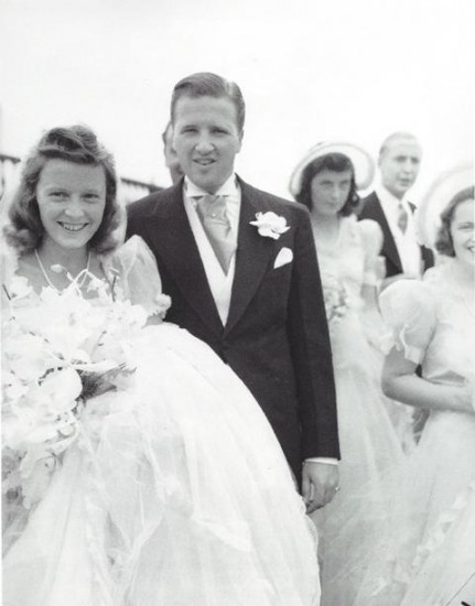 Henry Ford II wedding (to Southampton Socialite Anne McDonnell Ford), July 13, 1940 by Bert Morgan