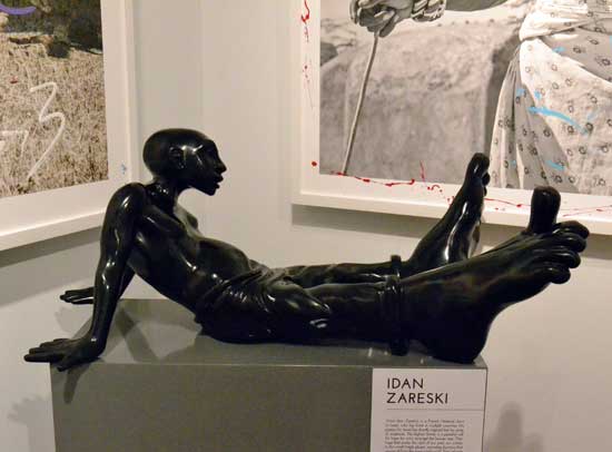 Sculpture by Idan Zareski. 