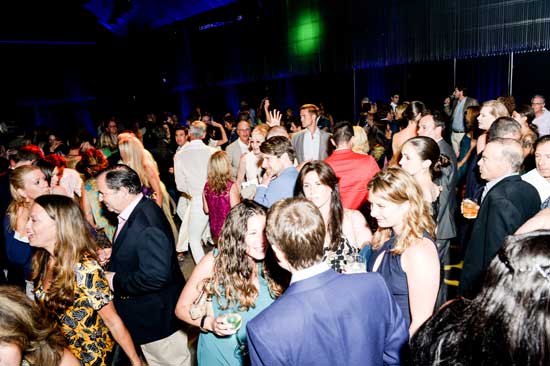Dancing at the After Ten Party 2014 at the Parrish Art Museum. Photo by Joe Schildhorn/BFANYC.com. 