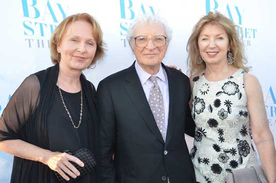Kate Burton, Sheldon Harnick, and April Gornick. Photo by Barry Gordin. 
