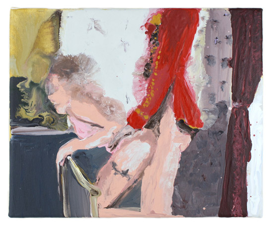 "Yes Captain" by Genieve Figgis, 2014. Oil on panel, 10 x 12 inches. 