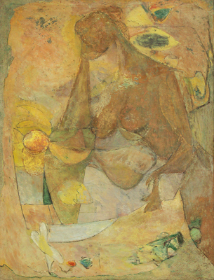 "Maternity" by Arshile Gorky, 1937. Oil on canvas, 40 x 32 inches. Courtesy Vered Gallery. 