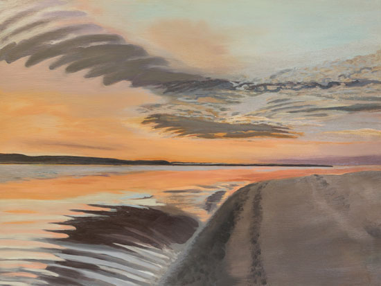 "Maidstone Sunset" by Kirsten Benfield. 
