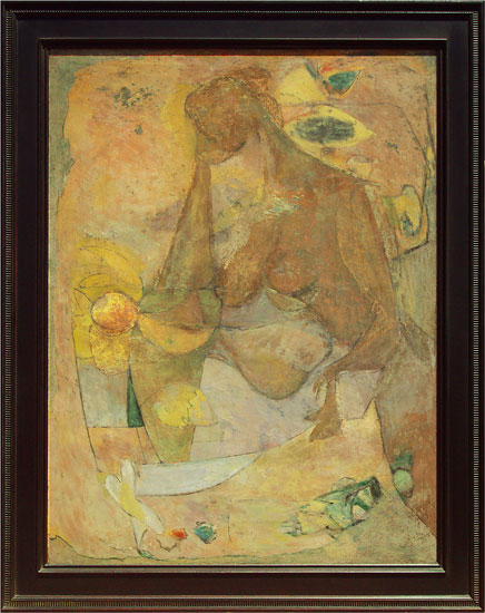 "Mother and Child" by Arshile Gorky, 1937. Oil on canvas, 47 x 36 inches. Signed: Arshile Gorky Foundation Catalogue No: JJ191. 
