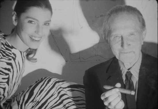Marcel Ducham and Benedetta Barzini screen test, 1966. 