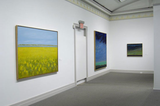 Work by Jane Wilson (above) was featured in the 2008 Guild Hall Museum exhibition "Inspired by the Light: East End Landscapes," which also included work by Jane Freilicher and April Gornik. Courtesy Guild Hall Museum.