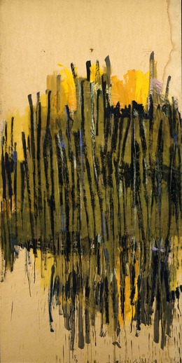 "Untitled" by Al Held, 1953. Exhibited Cheim and Read.