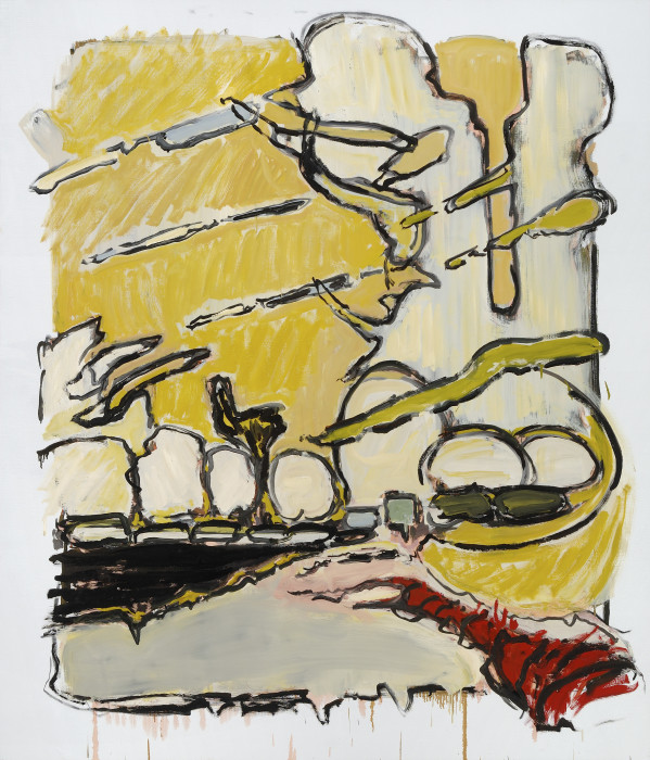 "Sagg Main (#6)" by Robert Dash, 2007. Oil and charcoal on linen, 70 x 60 inches. Collection of The Madoo Conservancy. Courtesy Parrish Art Museum.