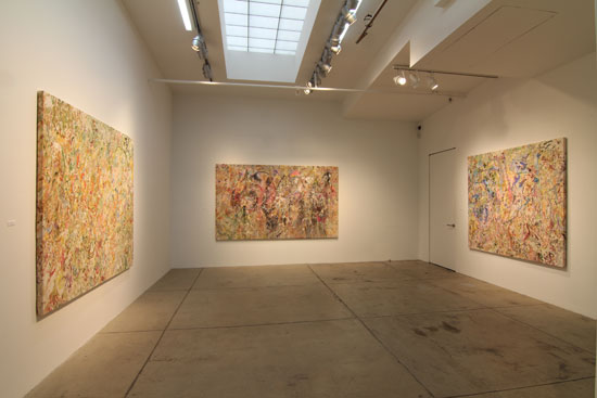 Artwork by Larry Poons at Danese/Corey. 
