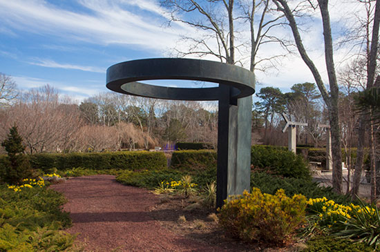 "Eye of the Ring" by Takashi Soga at LongHouse Reserve. 