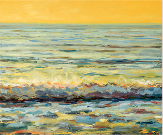 "Pacifica 7" by Marshall Crossman, 2011. Oil on canvas, 60 x 72 inches. 