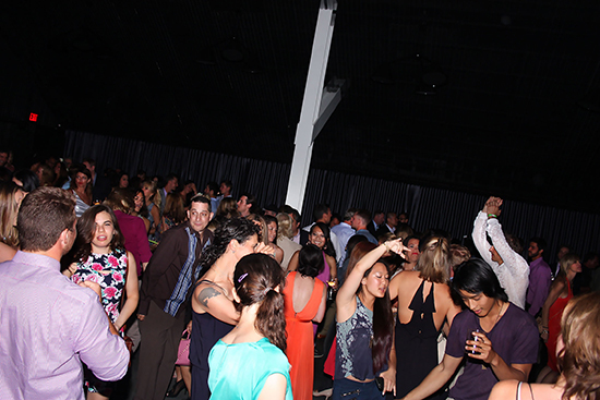 Dancing at the After Ten Party at the Parrish Art Museum's Midsummer Gala. Photo by Tom Kochie. 