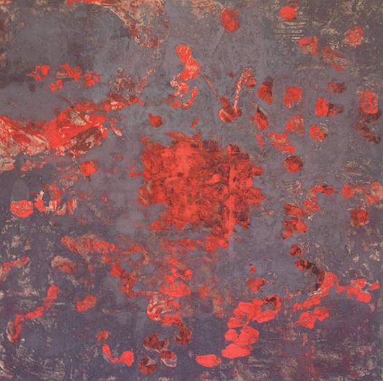 "MBNSTW 10" by Eric Dever, 2015. Oil on canvas, 72 x 72 inches. 