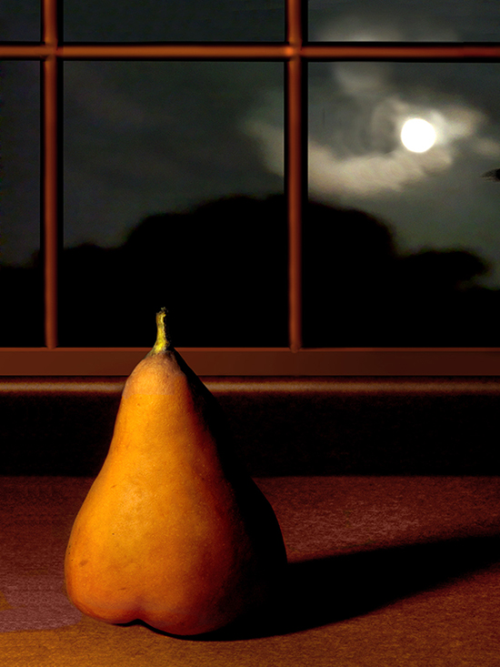 "Midnight Pear" by Ken Robbins.