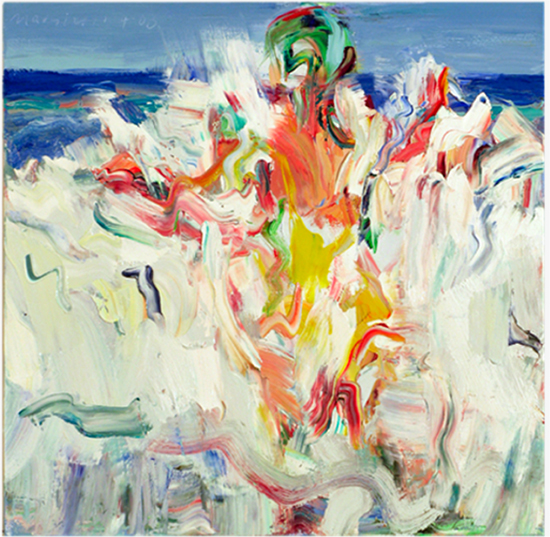 "Beach Series #143," 2008, Oil on Canvas, 30” x 30"