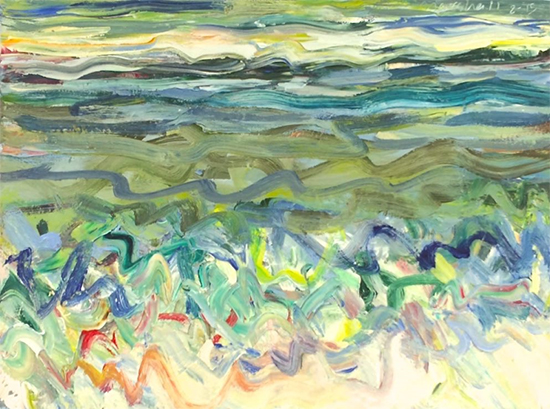 "Pacifica #20," 2015, Oil on Canvas, 30” x 40” 