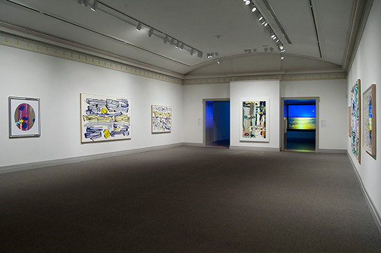 Installation view of "Roy Lichtenstein: Between Sea and Sky." Photo by Gary Mamay.