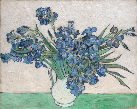 "Irises" by Vincent van Gogh, 1890. Oil on canvas. The Metropolitan Museum of Art, Gift of Adele R. Levy, 1958. 