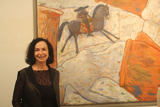 Gallery owner Linda Hodges.