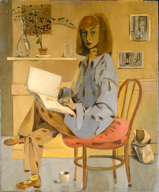 "Self Portrait" by Elaine de Kooning.