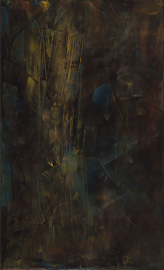 "Maracaibo" by Dan Christensen, 1974. Acrylic on canvas, 91 1/2 x 56 inches.