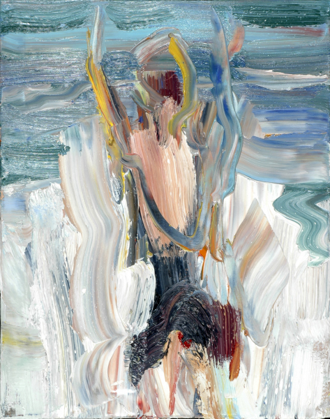 "Beach Series #87" by Marshall Crossman, 2005. Oil on canvas, 20 x 16 inches.