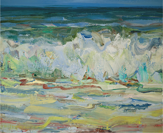 "Pacifica #10" by Marshall Crossman, 2014. Oil on canvas, 36 x 44 inches.