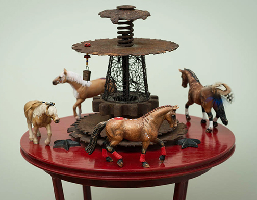 "Round N Round Carousel" by Kerry Sharkey-Miller