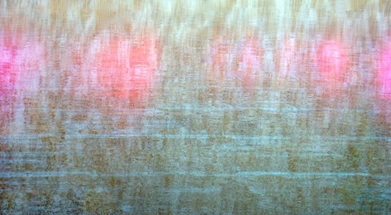 "Akouarella" by Barbara Vaughn, 2015. Archival pigment print, 32 x 60 inches.