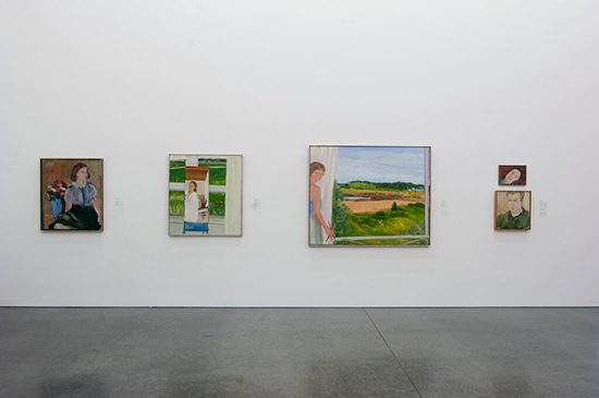Installation view of the exhibition, "Jane Freilicher and Jane Wilson: Seen and Unseen." Parrish Art Museum, Water Mill, New York. October 25, 2015 through January 18, 2016. Photo: Gary Mamay. 