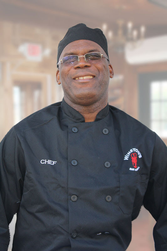 Winston Lyons, chef/owner at East Hampton restaurant Winston's Bar & Grill. Photo courtesy Guild Hall.