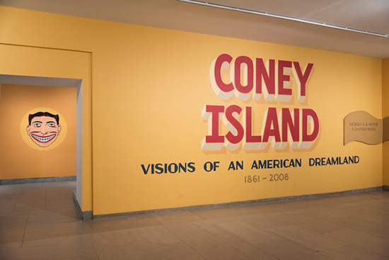 "Coney Island: 40 Years 1970-2010" at the Brooklyn Museum. Photo courtesy the Brooklyn Museum.