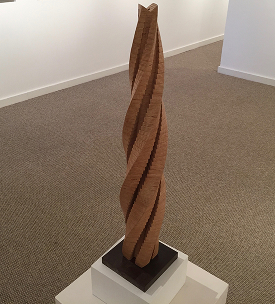 "Little Twister" by Jack Youngerman, 1995. Baltic birch plywood. 