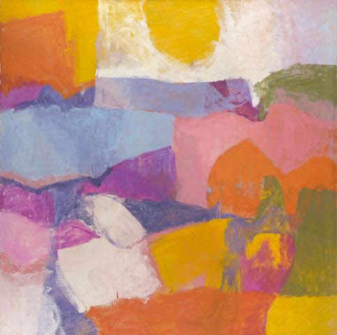 "Untitled" by Charlotte Park, c. 1963. Oil on canvas, 50 x 50 inches. 