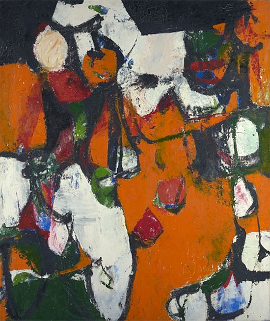 "Jubilee" by Charlotte Park, c. 1955. Oil on canvas, 68 x 58 inches. Courtesy Berry Campbell.