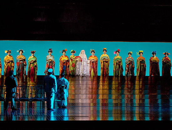 "Madama Butterfly" at the Met. Photo: Marty Sohl/Metropolitan Opera. 