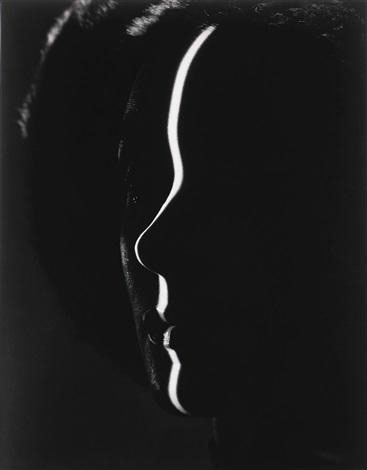 “Shadow Profile” by Erwin Blumenfeld, 1944, New York. Courtesy  Howard Greenberg Gallery.