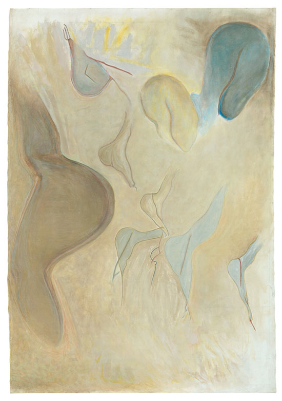 "Facing" by Joe Baer, 1978-79. Oil on canvas. Courtesy the artist and Galerie Barbara Thumm, Berlin.