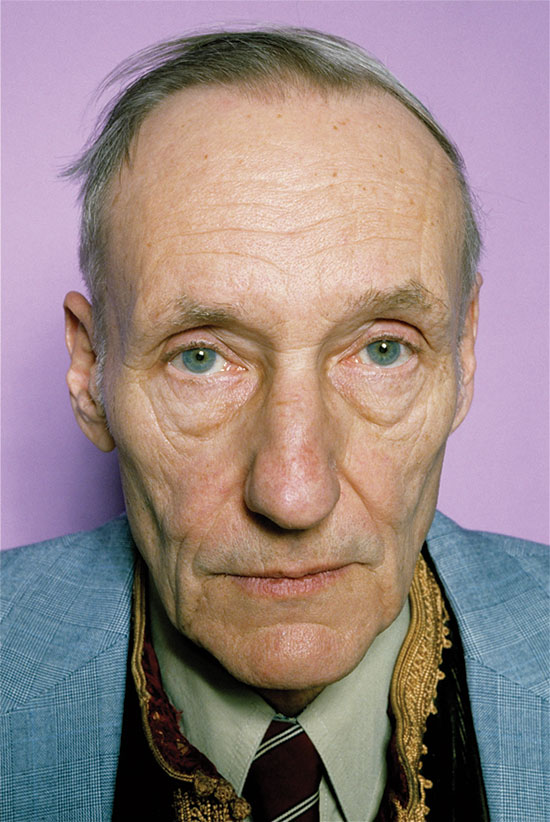 Photo of William Burroughs by Marcia Resnick.
