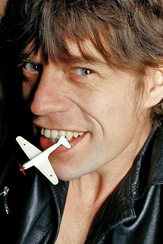 Photo of Mick Jagger by Marcia Resnick.