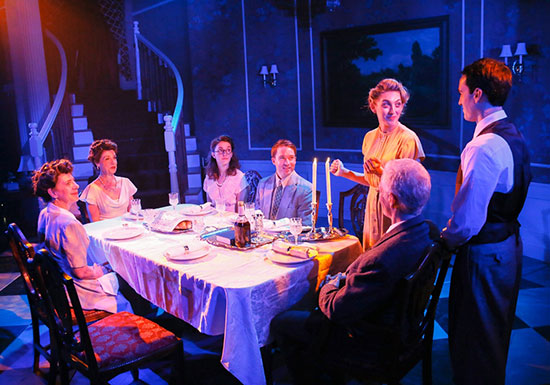 The cast of "The Last Night of Ballyhoo" at Bay Street Theater. Photo: Lenny Stucker/ LennyStucker.com.