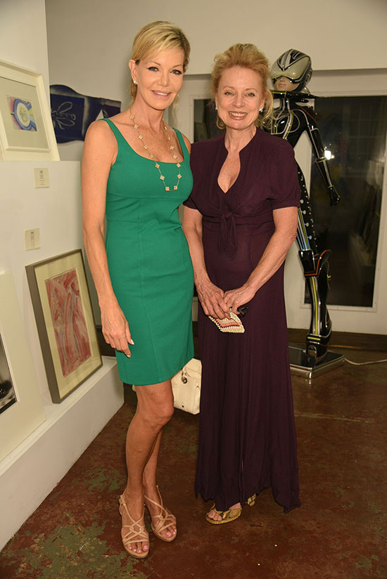 Julie Hayek and Sharon Browne. Photo courtesy of Vered Gallery.